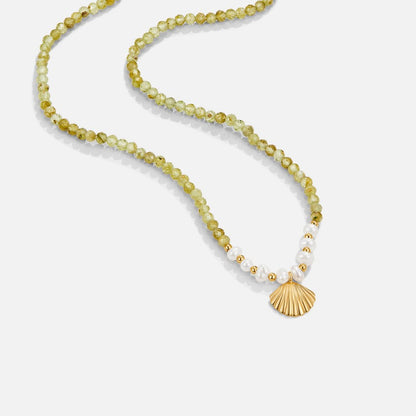 Collana di perle e conchiglie Luca