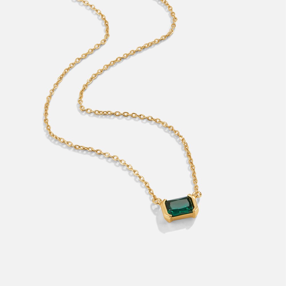 Moni Grünes Smaragd-Halsband