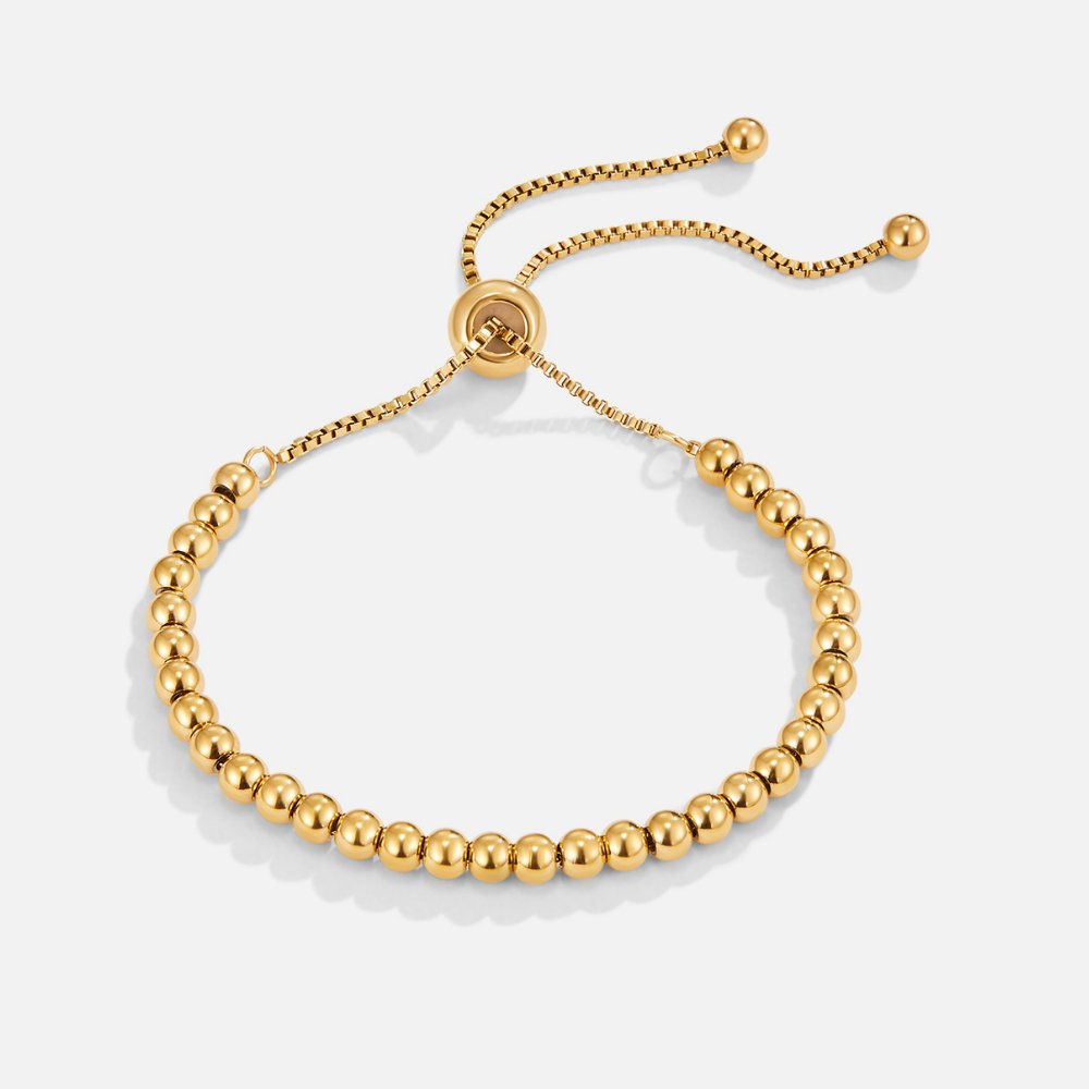 Nila Perlenarmband aus Gold