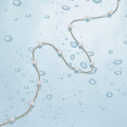 Nura Pearl 18K Silberkette