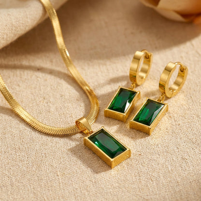 Elegantes Iselotte Verdain Gold Schmuckset