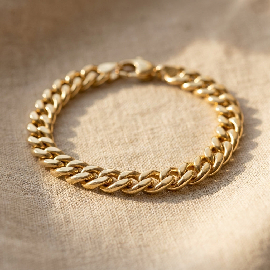 Antiker Gold Estate Cuban Armband
