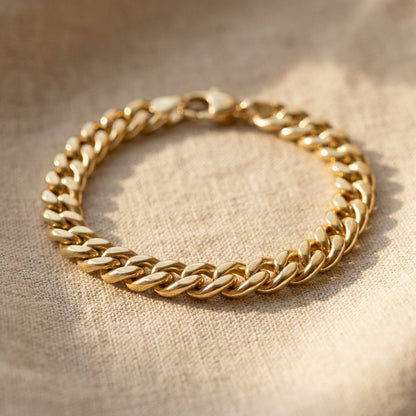 Antiker Gold Estate Cuban Armband