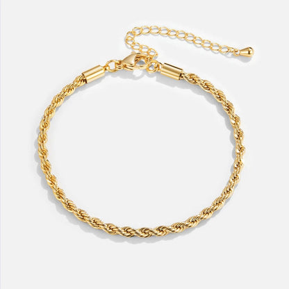 Verdrehte Chic Goldarmband